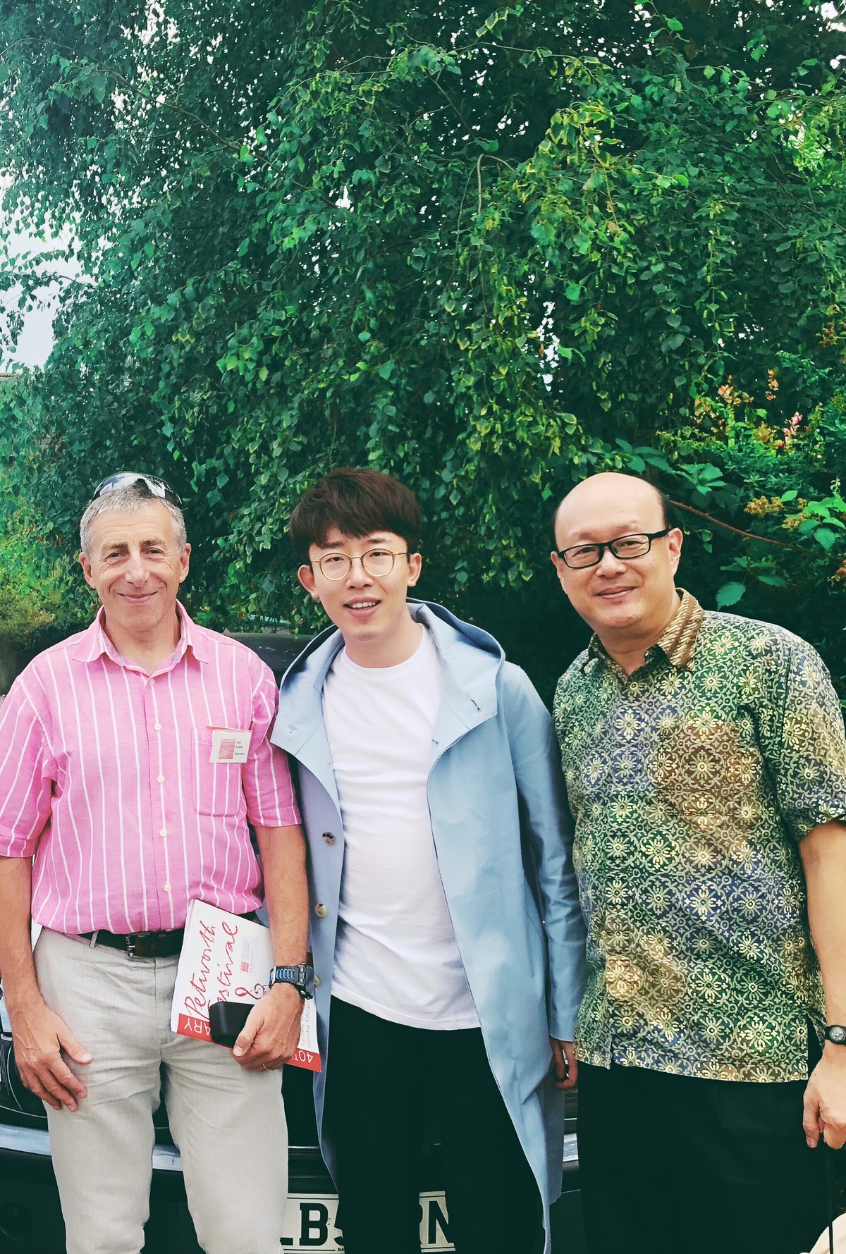 With Mr. Neil Franks, the Chairman of Petworth Festival and Dr. Chang Tou Liang